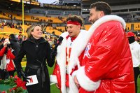 Patrick Mahomes says coach Andy Reid is TOO skinny to dress up as Santa Claus